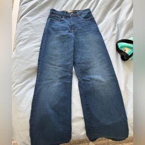 Madewell perfect vintage wide leg jeans